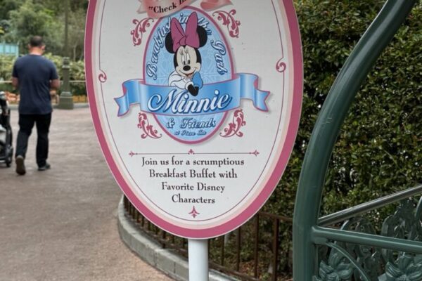 Desayuno con Minnie Mouse en Disneyland California